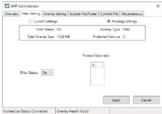 Phoenix Contact BL RACKMOUNT 4U - Filter Setting - 2