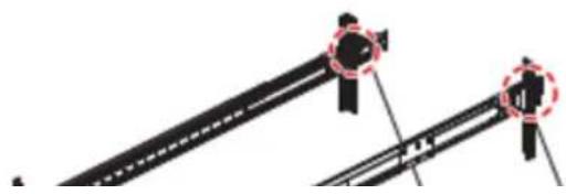 MSI S1201 - Retracting Outer Rail Bracket - 2