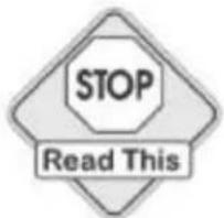 STOP Read This