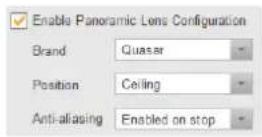 FLIR Meridian 9.2 - Enable Panoramic Lens Configuration - 1