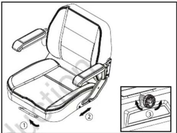 Victa E-ZTR 2692062 - Seat Adjustment - 2