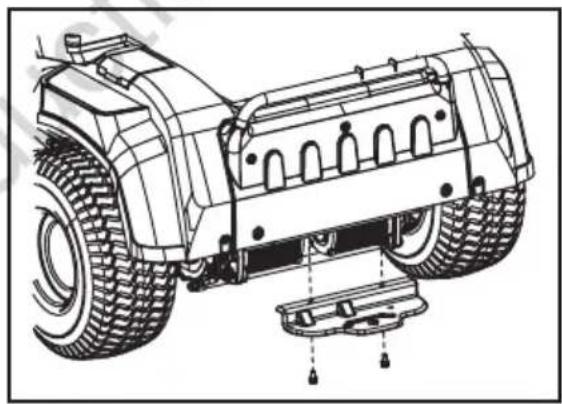 Victa E-ZTR 2692062 - Installing Tow Hitch - 1