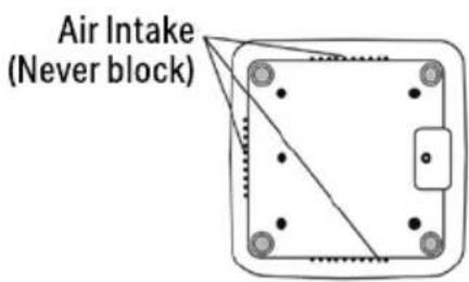 Air Intake (Never block)