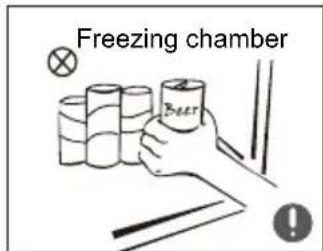 Freezing chamber Beer