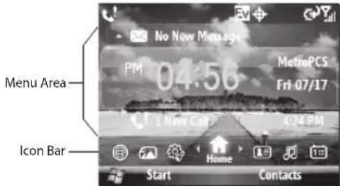 SAMSUNG Code - Home Screen Menus - 1