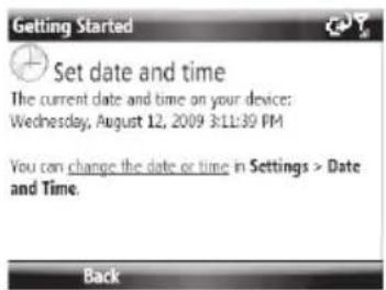 SAMSUNG Code - Set date and time - 1