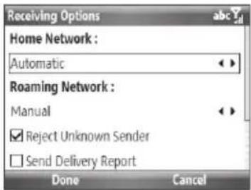 SAMSUNG Code - Configuring Multimedia Message Parameters - 2