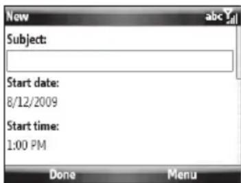 SAMSUNG Code - Add a New Appointment - 1