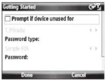 SAMSUNG Code - Set up a device password - 1