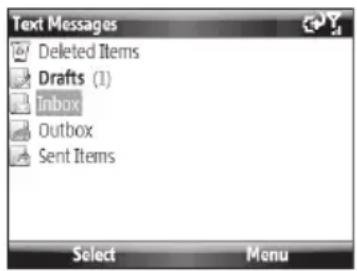 SAMSUNG Code - Accessing Message Folders - 2