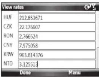 SAMSUNG Code - Currency — Adding Exchange Rates - 3