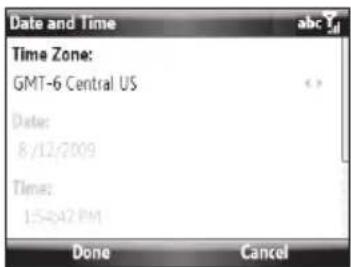 SAMSUNG Code - Set date and time - 2
