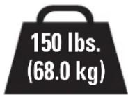 SANUS VDLT17 - TV Weight Limit - 1