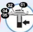 SANUS VDLT17 - NO SPACER SPACER - 8