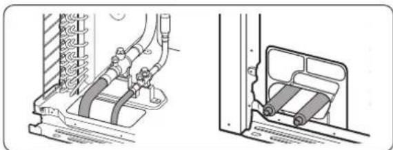 SAMSUNG AM180CXVAFH - Insulating the pipe located inside of the outdoor unit - 1