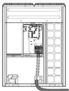 SAMSUNG AM180CXVAFH - Withdrawing the power cable - 1