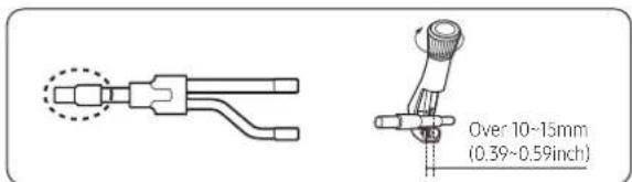 Over 10~15mm (0.39~0.59inch)