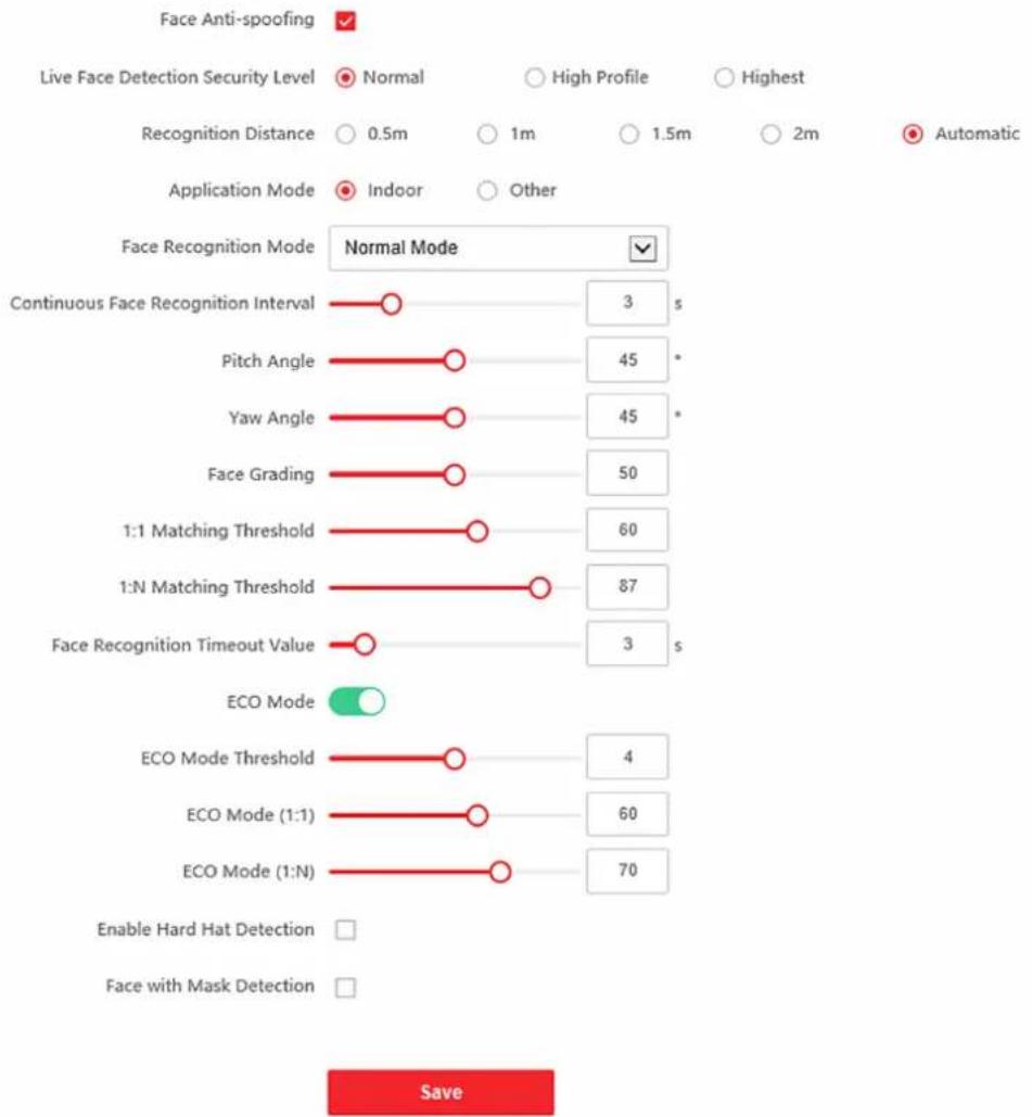 Hikvision DS-K1T690MF - Set Basic Parameters - 2