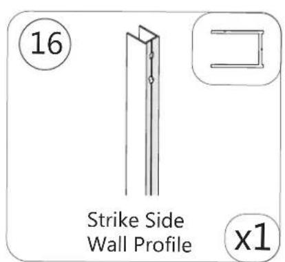 16 Strike Side Wall Profile x1