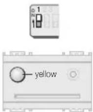 1 yellow