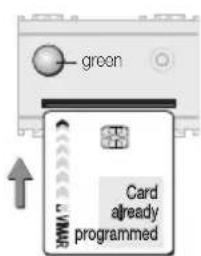 green Card already programmed