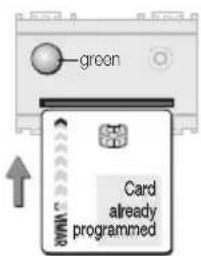 green Card already programmed