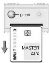 green MASTER card