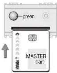 green MASTER card