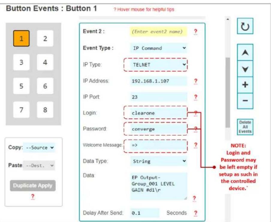 Key Digital KD-WP8-3 - Telnet Control Notes: - 3