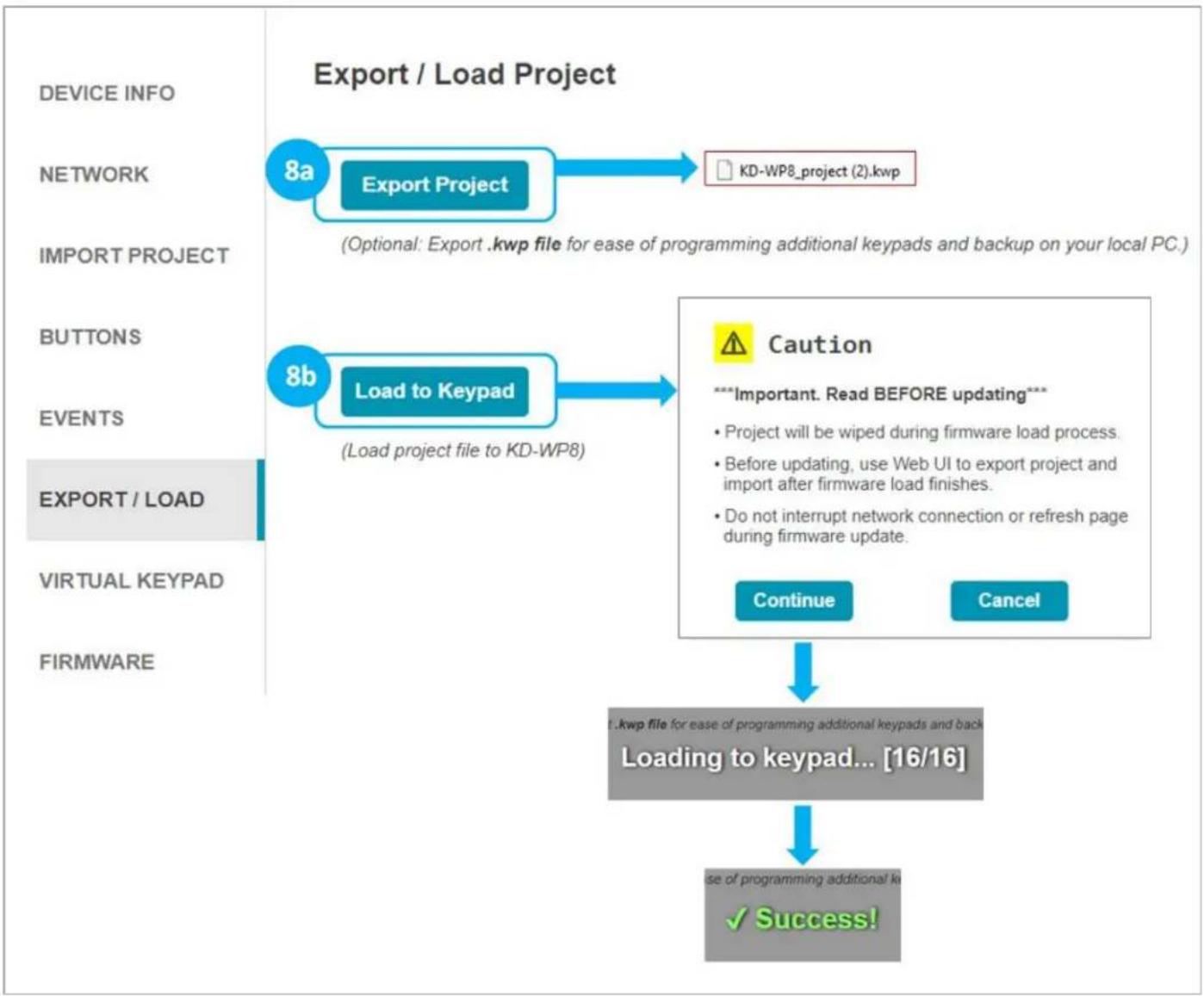 Key Digital KD-WP8-3 - Export Project - 1