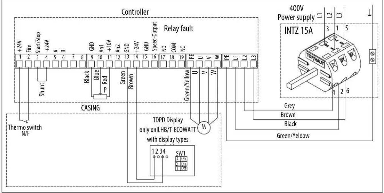 Soler & Palau ILHB-ILHT ECOWATT - Wiring - 1