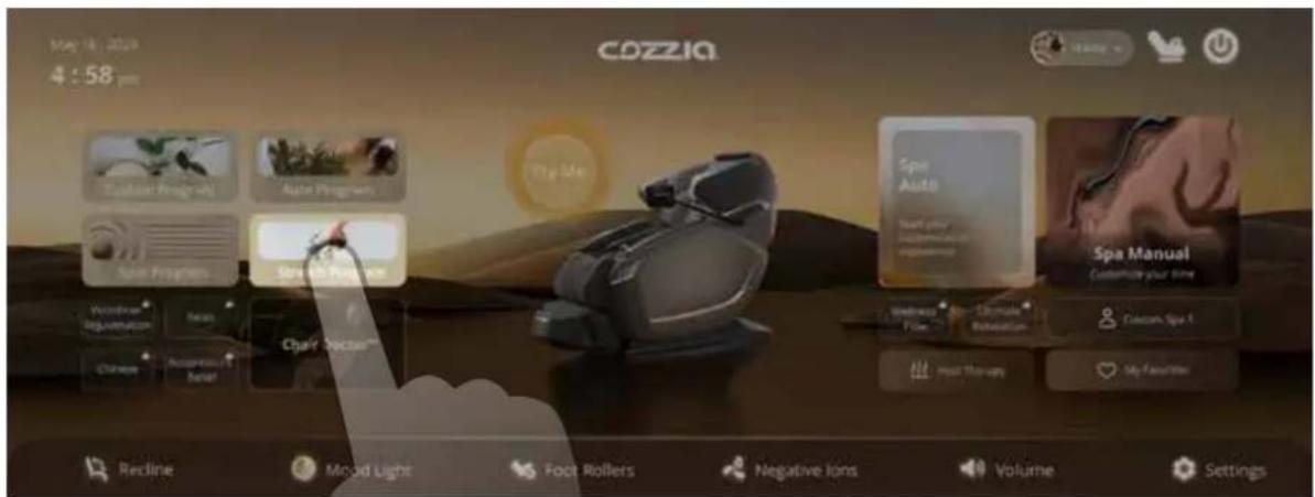 May 18, 2023 4:58 pm COZZIA Sustainable Progress Agris Progrims Play Me Spin Progrims Spin Progrims Spa Auto Text your Customize your time Spa Manual Customize your time Wednesday File 10 hours Retention Custom Spa 1 my fan/You Recline Mood Light Foot Rollers Negative Ions Volume Settings