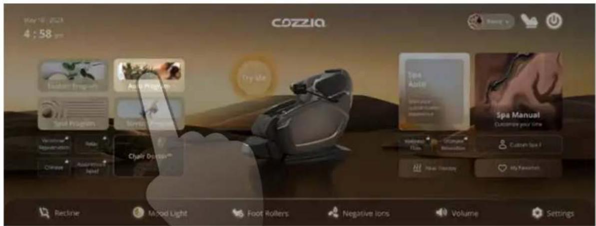 May 18, 2024 4:58 pm COZZIA Eskaran Program Sail Program Veratine Chinese Mood Light Foot Rollers Try able Asia Program Suniti Program Chair Division Spa Manual Customize your time Hotbox Blue Orange Swimming Custom Spa I Mus Therapy My Favorites Recline Mood Light Foot Rollers Negative Ions Volume Settings