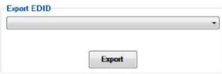 Export EDID Export