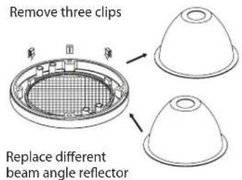 WAC Lighting Tube Architectural DS-WS06-F27A-BK - REFLECTOR REPLACEMENT - 1