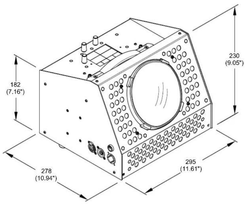 Claypaky Orkis Cyc AL2600 - DIMENSIONS - 1