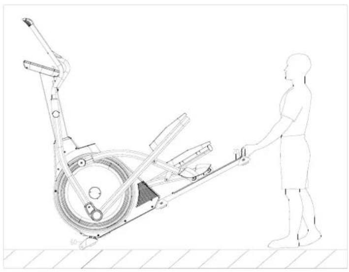 Toorx ERX550 - 1.MOVING THE MACHINE - 1