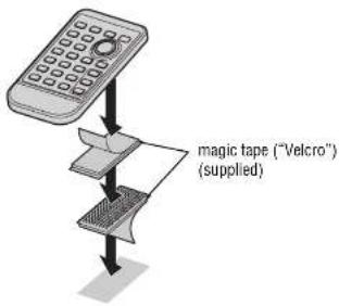 magic tape ("Velcro") (supplied)
