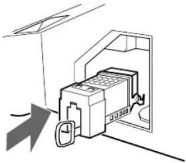 SONY Bravia KDF-E42A12U - Put the new lamp into its place. - 1