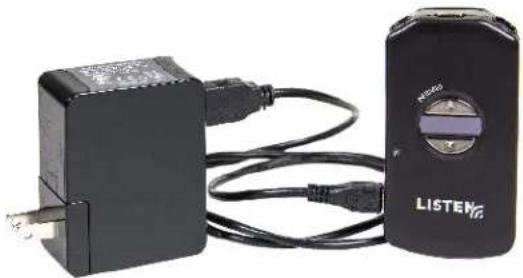 Listen LS-88 - Charging your iDSP IR Receiver - 1