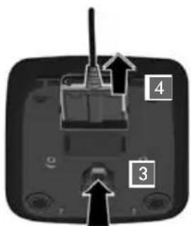 GIGASET A420A Duo Set - Lader (indien meegeleverd) aansluiten - 2