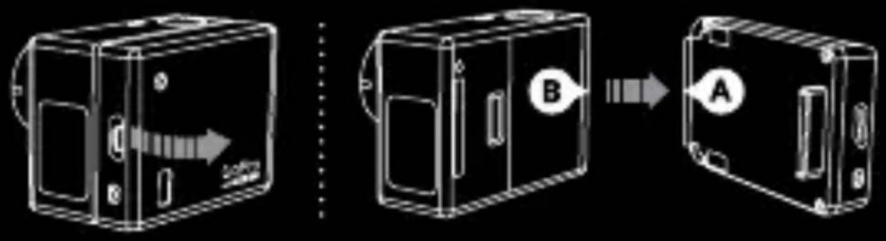GOPRO Battery BacPac HD HERO3 - REmOVing BAttERy BAcPAc - 1