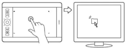 WACOM Intuos5 Touch M - ONE-FINGER ACTIONS - 2