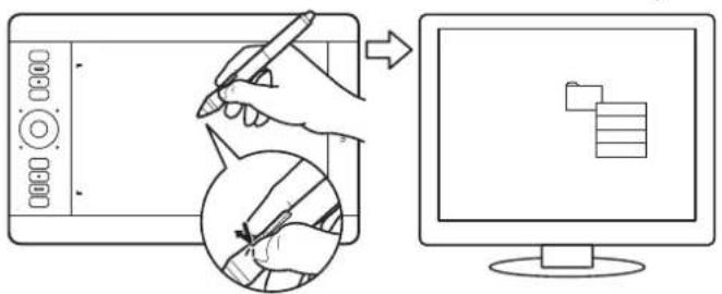WACOM Intuos5 Touch M - USING THE SIDE SWITCH - 3