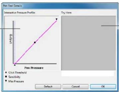 WACOM Intuos5 Touch M - ADVANCED TIP AND ERASER PRESSURE SETTINGS - 2