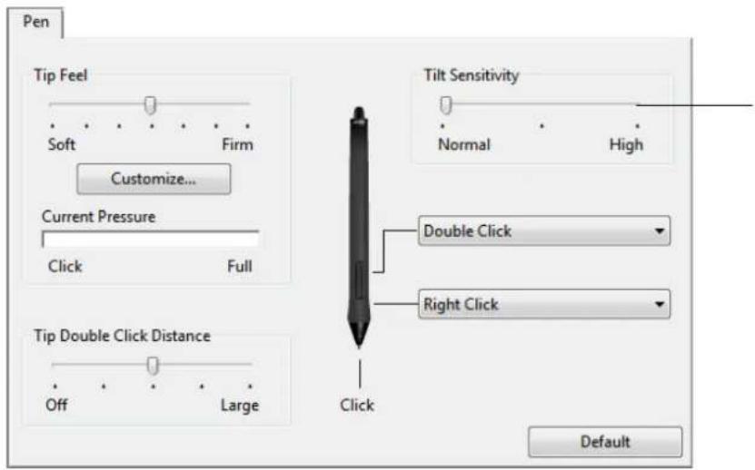 WACOM Intuos5 Touch M - CUSTOMIZING TILT SENSITIVITY - 2