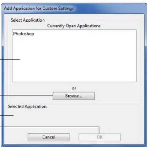 WACOM Intuos5 Touch M - CREATING AN APPLICATION-SPECIFIC SETTING - 2