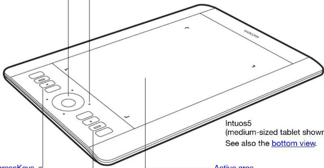 WACOM Intuos5 Touch M - Status LEDs - 1