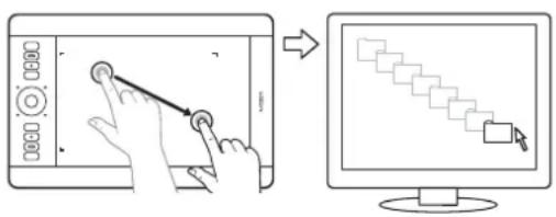 WACOM Intuos5 Touch M - ONE-FINGER ACTIONS - 6