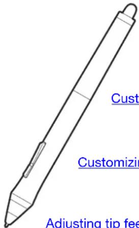WACOM Intuos5 Touch M - CUSTOMIZING THE PEN - 2